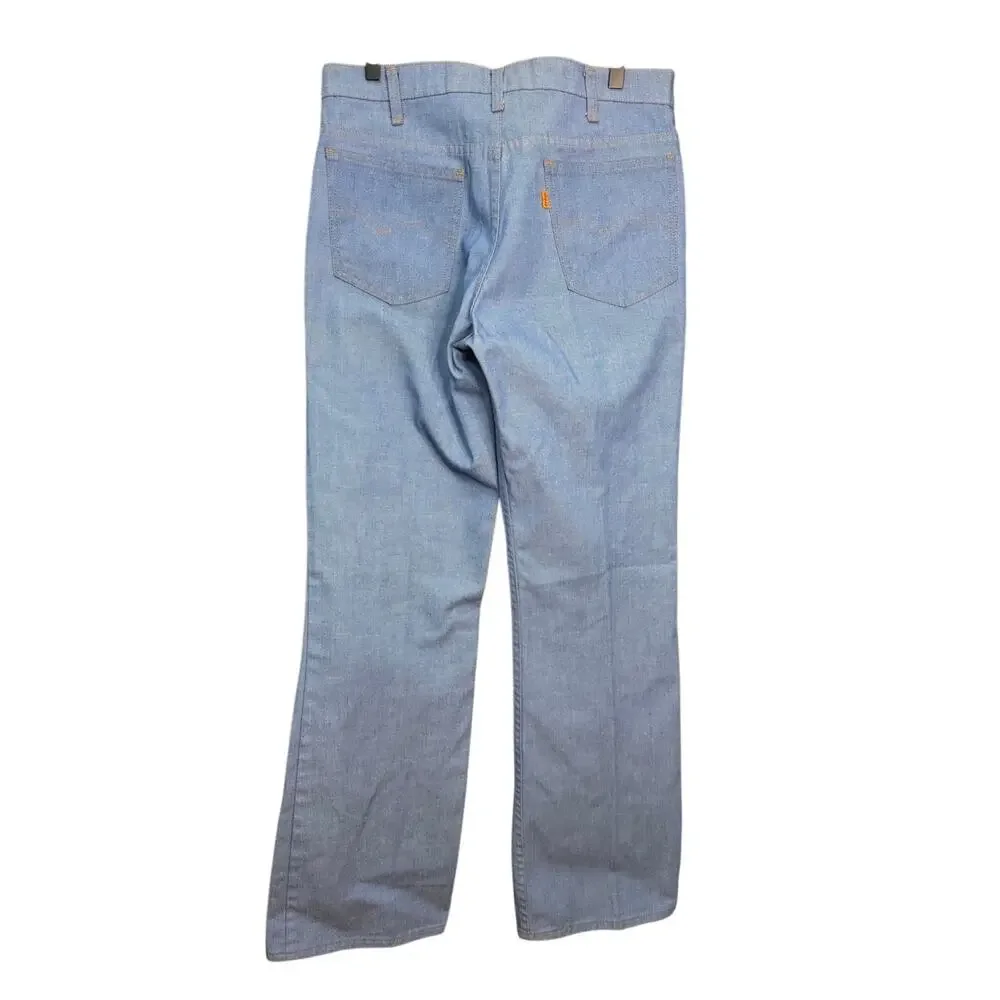 Vintage Levi’s Sta Prest Never Needs Ironing Jeans Orange Tag Rare Size W33 XL33